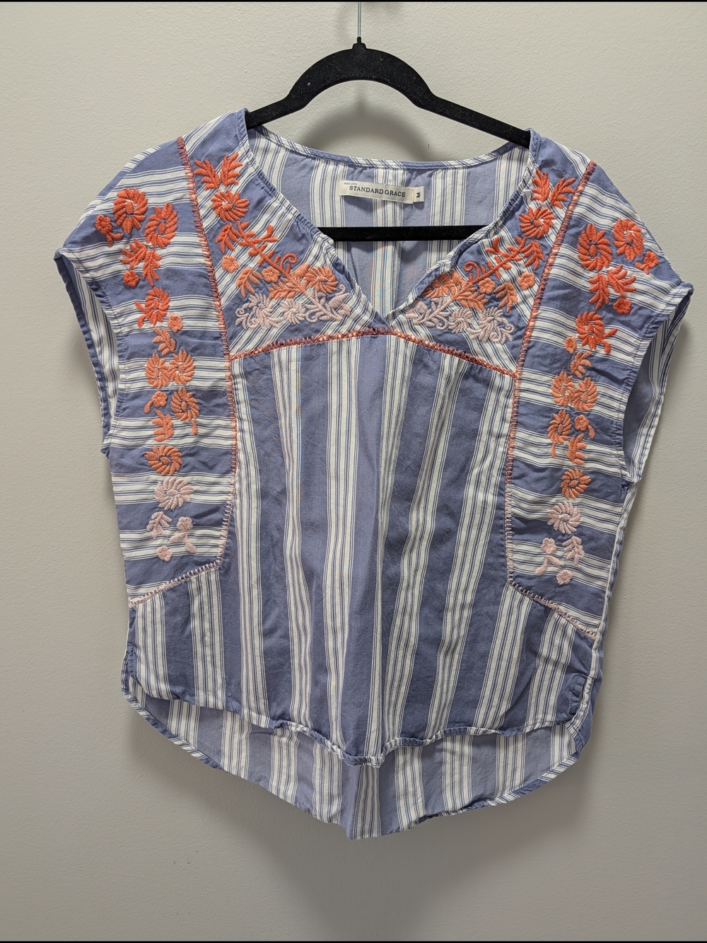 Standard Grace Embroidered Top